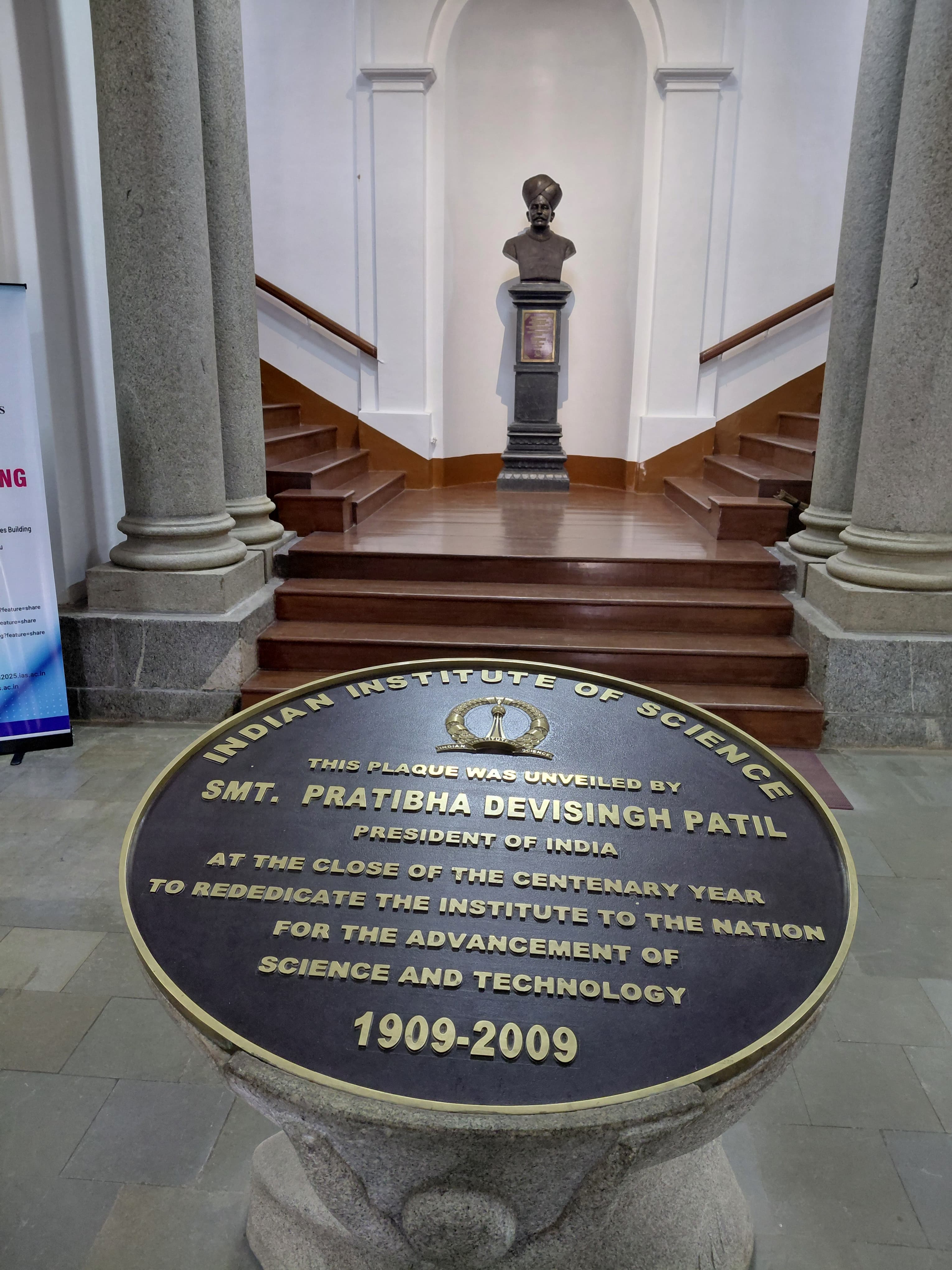 Main Building Plaque